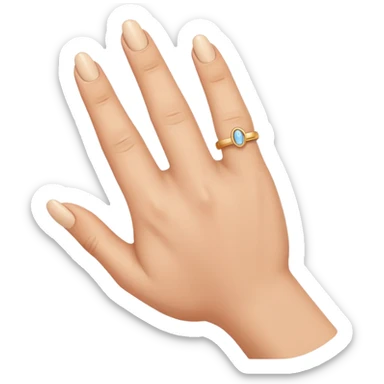 instead of middle make it the ring finger sticking up  sticker