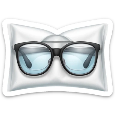 glasses wipe tissue sticker
