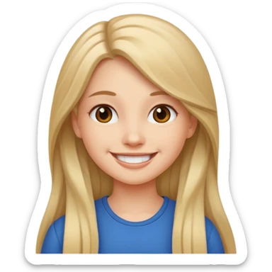 A girls croch sticker