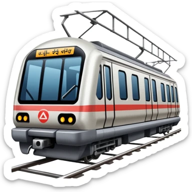 Delhi metro rail🚇 sticker