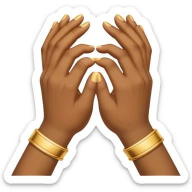 Symbol that represents the union of people sticker