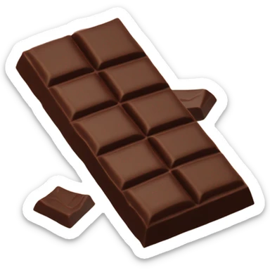 chocolate sticker