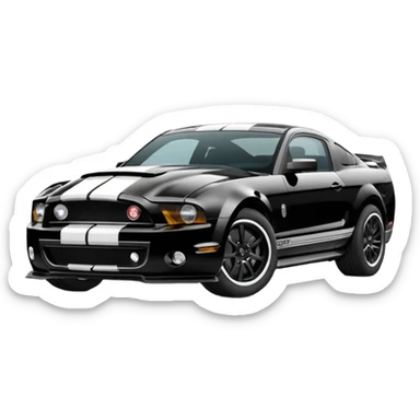 mustang shelby gt500 sticker
