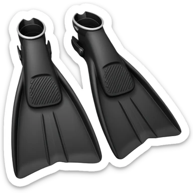  diving fins sticker