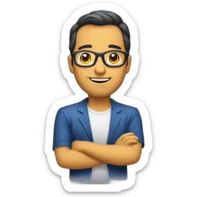 Elkin de la cruz-consultor de negocios sticker