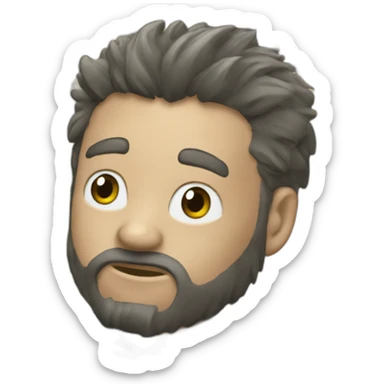 rata con moneda sticker