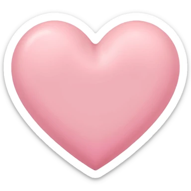 Pink pastel heart sticker