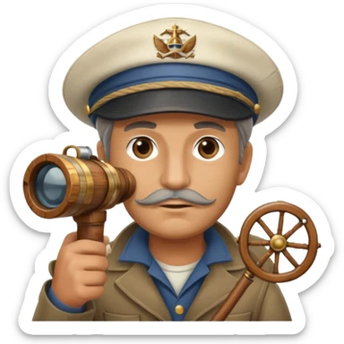 fishing vessel captain sticker