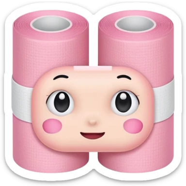 bandage plaster object icon, cute adhesive bandage, 3D cartoon, mobile game icon style, centered, clean background, no text, no watermark
 sticker