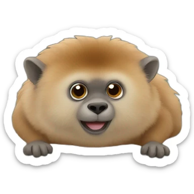 une otarie sur un canape sticker