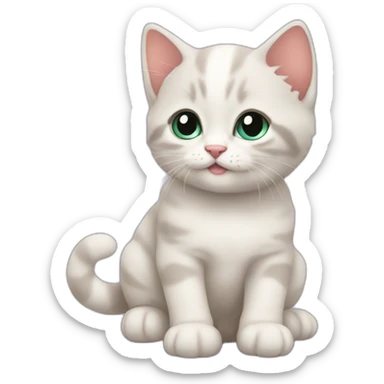 The most cute kitten sticker