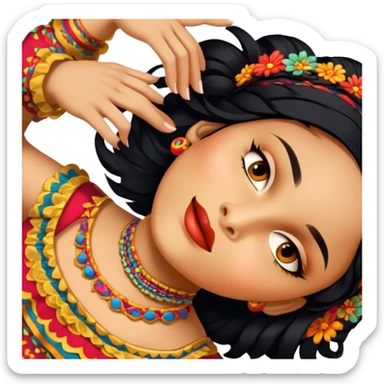Folkloric Dancer sticker