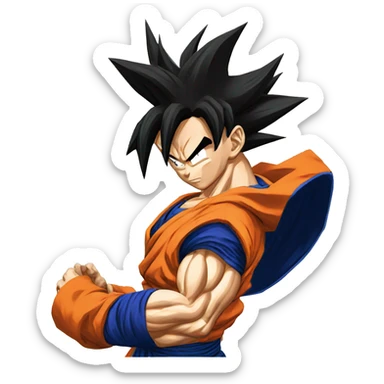 Goku ssj1 sticker