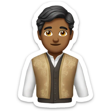 South Asian attire sticker