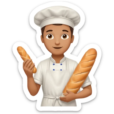 Street Baker man  sticker