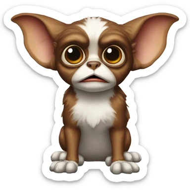 Gizmo gremlins head sticker