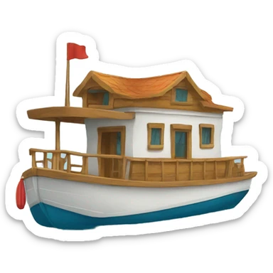 Houseboat  sticker