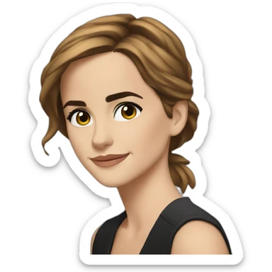 Emma-watson in caf sticker