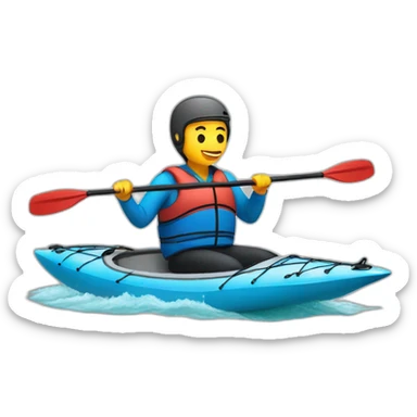 kayaking sticker