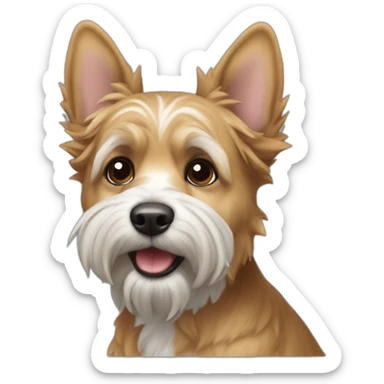 Javi Rosselló terrier volador sticker