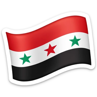 Syrian flag  sticker