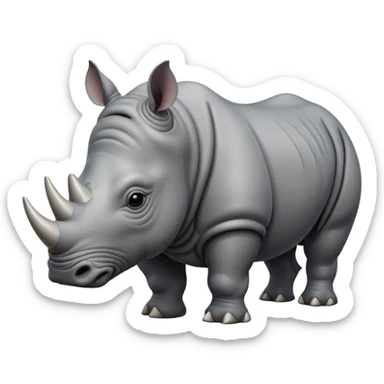 rhinoceros sticker