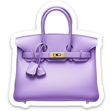 lilac hermes birkin bag sticker