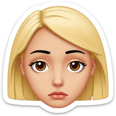 sad eyes , pop , 90s , y2k sticker