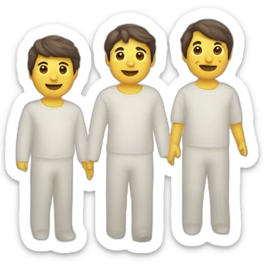 Dos manos la creación de Adán sticker