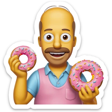 Homer simson sticker