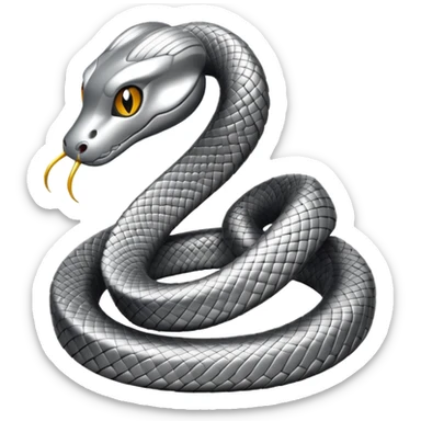 Infinity snake sticker