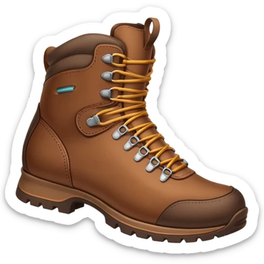 hiking boots, trekking sticker