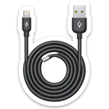 charge cable sticker