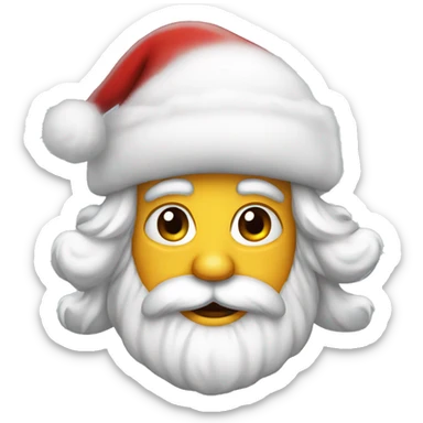 Cryint Santa claus sticker