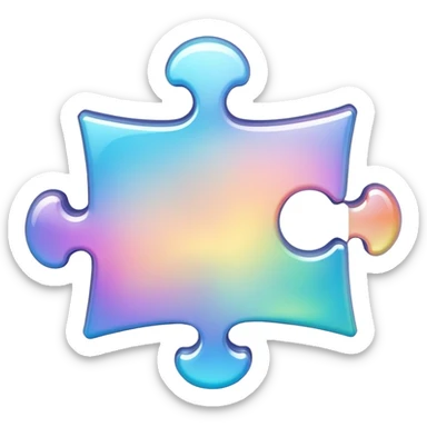 Generate an emoji that symbolizes a 'Symphony of Clarity and Elegance.' The emoji should reflect the transformation of complexity into simplicity, like a puzzle piece fitting perfectly, or a flower blooming from a tangled vine, symbolizing problem-solving and beauty. sticker