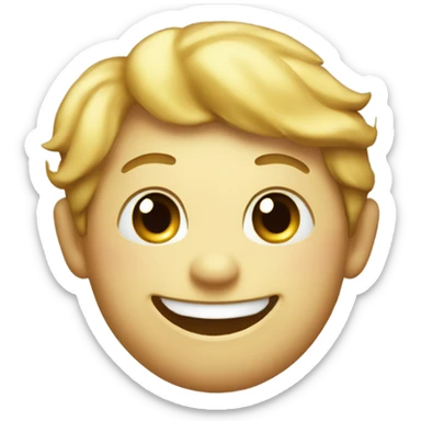 ☺️ this smiley face with stars in his etes sticker