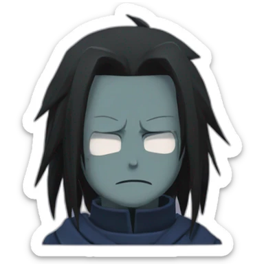 Madara uchiha face palm sticker