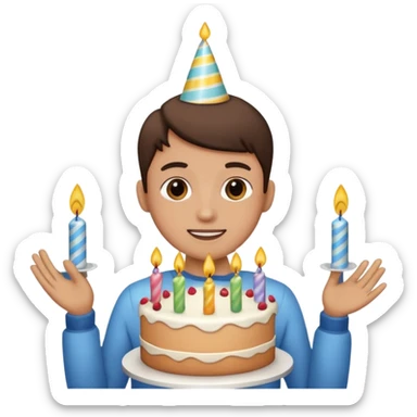 Happy birthday love sticker