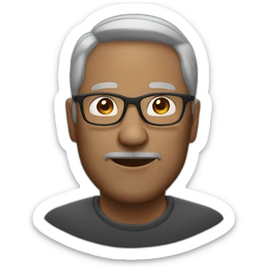 50-year-old-man-with-glasses-with-light-beard sticker