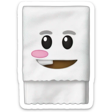 Serviette hygiénique sticker