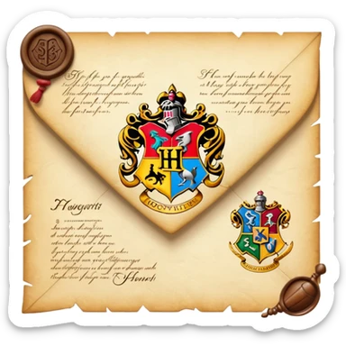 Harry Potter Hogwarts Letter sticker