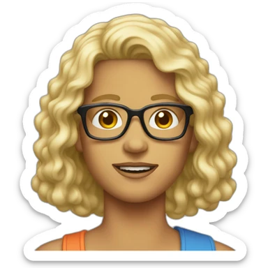 1980s in a emoji sticker