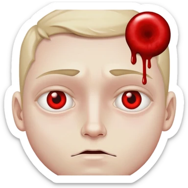 Coked out white boy  sticker