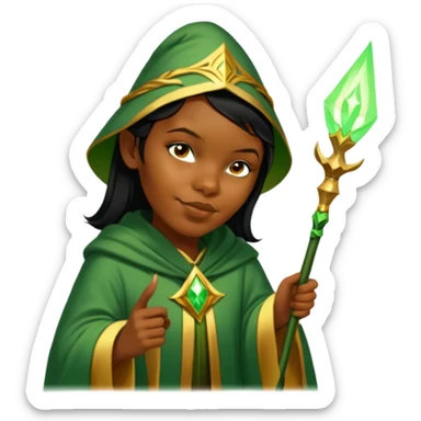 Verdant Wizard sticker