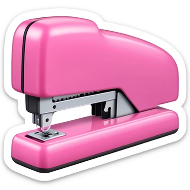 Artículos de oficina rosa  sticker