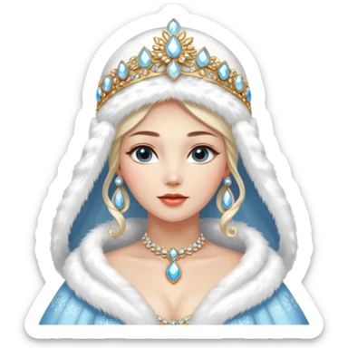 please include snow maid bbut make her glamourous she is in moscow sticker