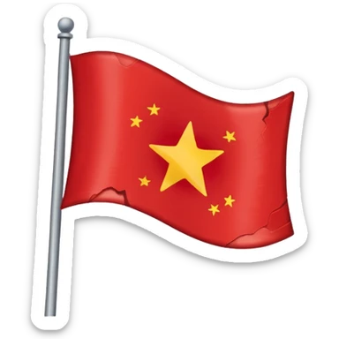 Make a flag aggressive sticker