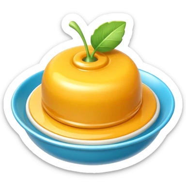 3D symbolizing discovery and curiosity, trying new things, food theme, cute and modern, soft lighting, glossy, isolated, no background
 sticker