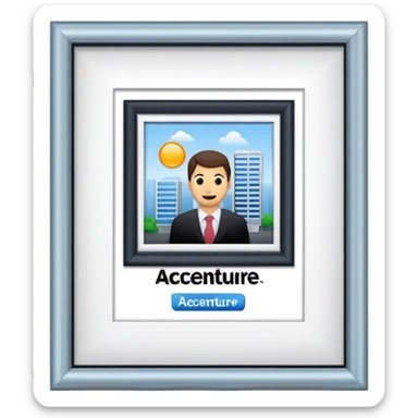 accenture office sticker