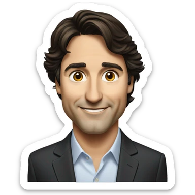 Justin Trudeau sticker